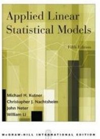 Applied Linear Statistical Models