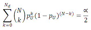 Equation to calculate binominal lower confidence interval