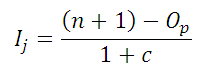 Increment Equation for Modified Failure Order, Multiple Censored Data